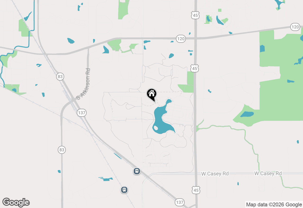 Map of 1361 Calamus Lane, Grayslake, IL 60030