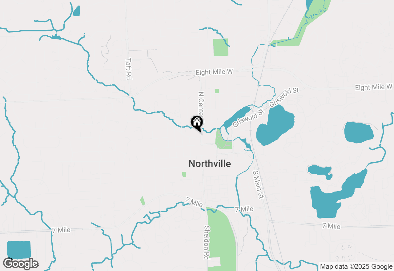 Map of 116 Randolph Street, Northville, MI 48167