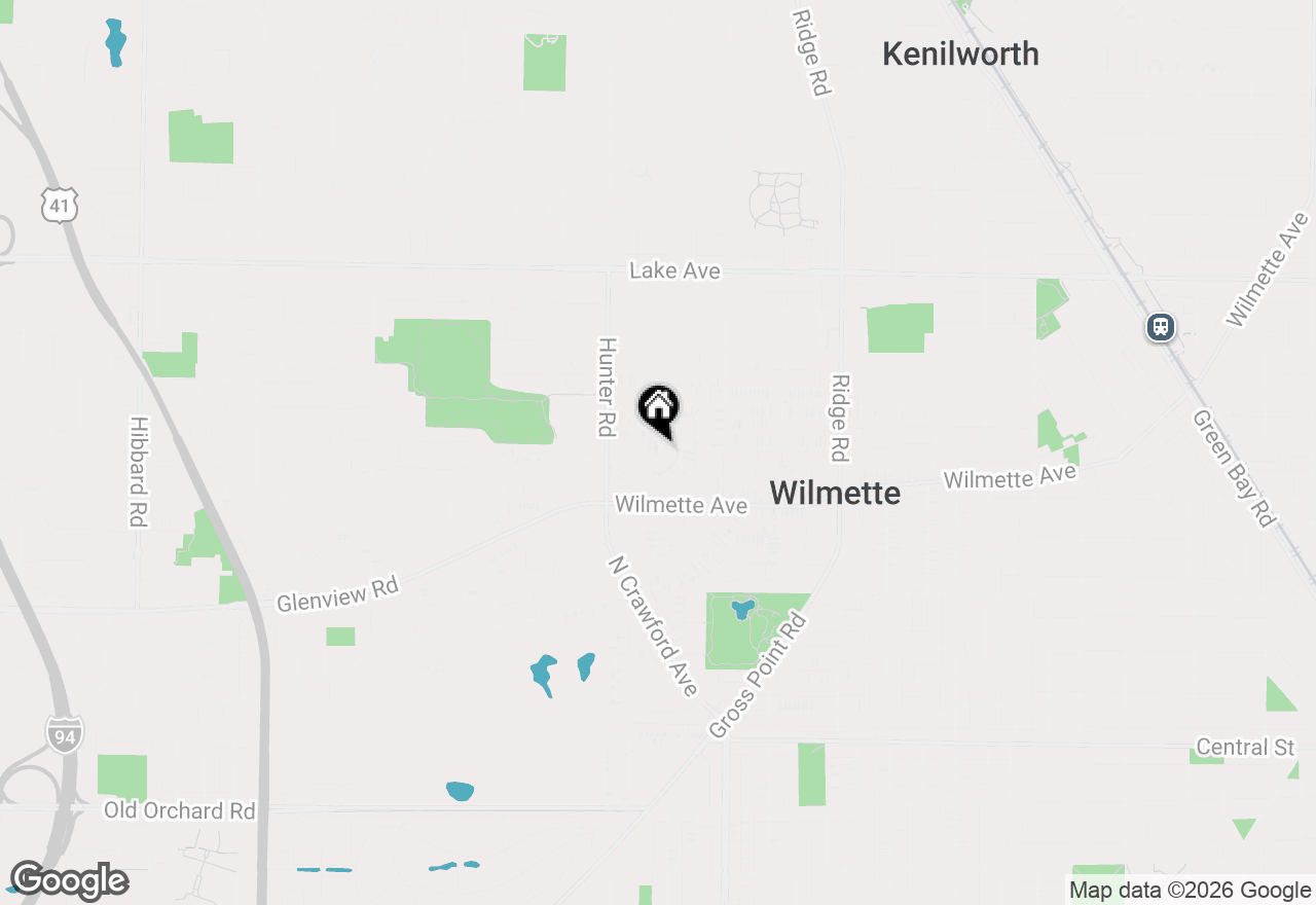 Map of 501 Illinois Road, Wilmette, IL 60091