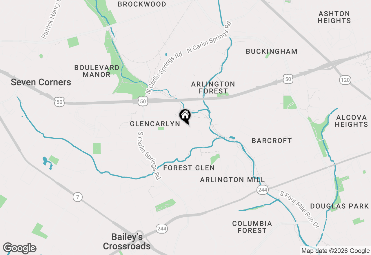 Map of 310 S Illinois Street, Arlington, VA 22204
