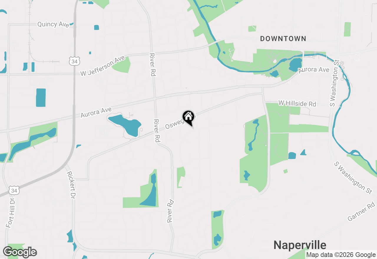 Map of 625 Buttonwood Circle, Naperville, IL 60540