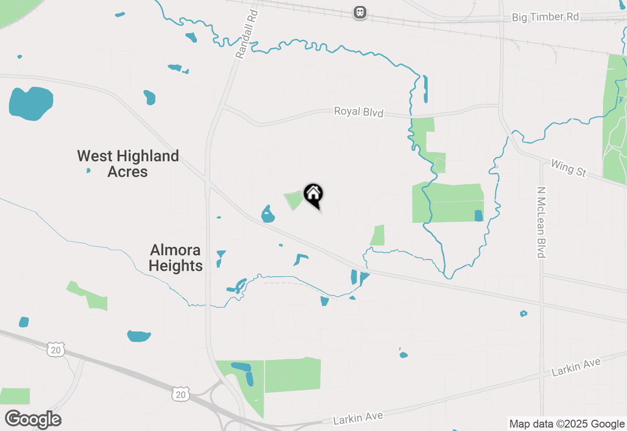 Map of 568 Madison Lane, Elgin, IL 60123