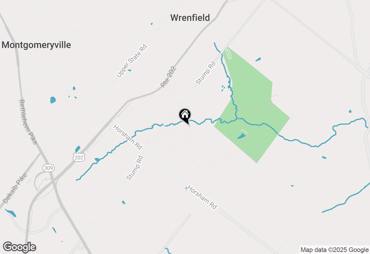 Map of 135 Creeks Edge Court, North Wales, PA 19454