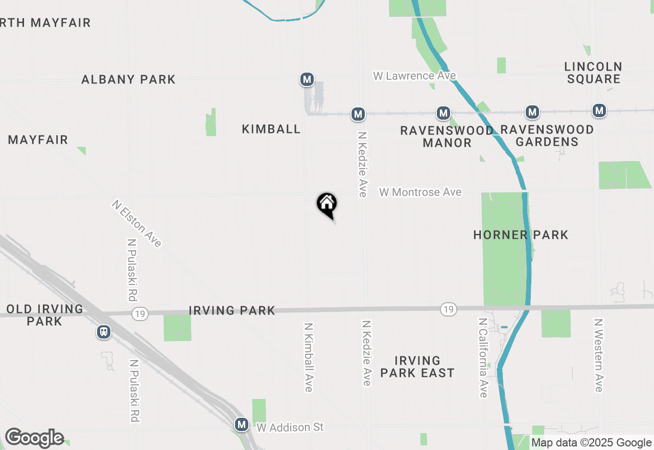 Map of 3315 W Cullom Avenue #G, Chicago, IL 60618