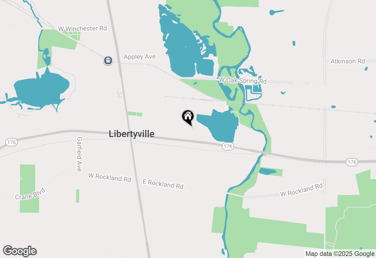 Map of 203 5th Street, Libertyville, IL 60048