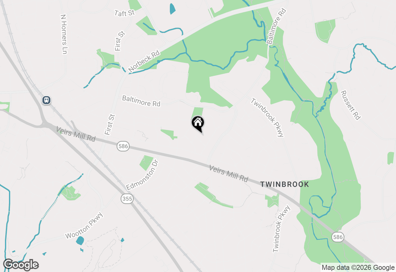 Map of 1400 Bernerd Place, Rockville, MD 20851