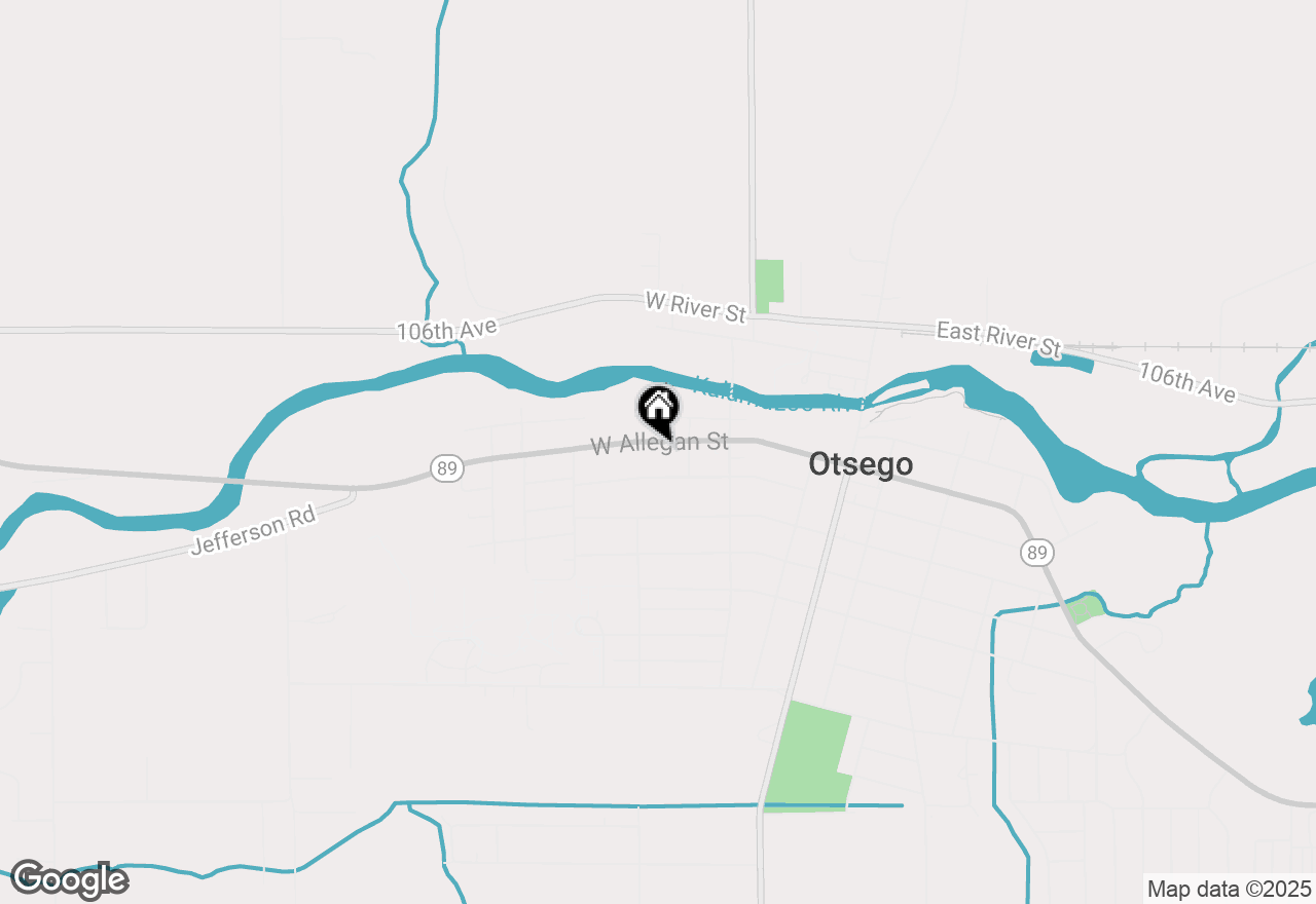 Map of 361 W Allegan Street, Otsego, MI 49078