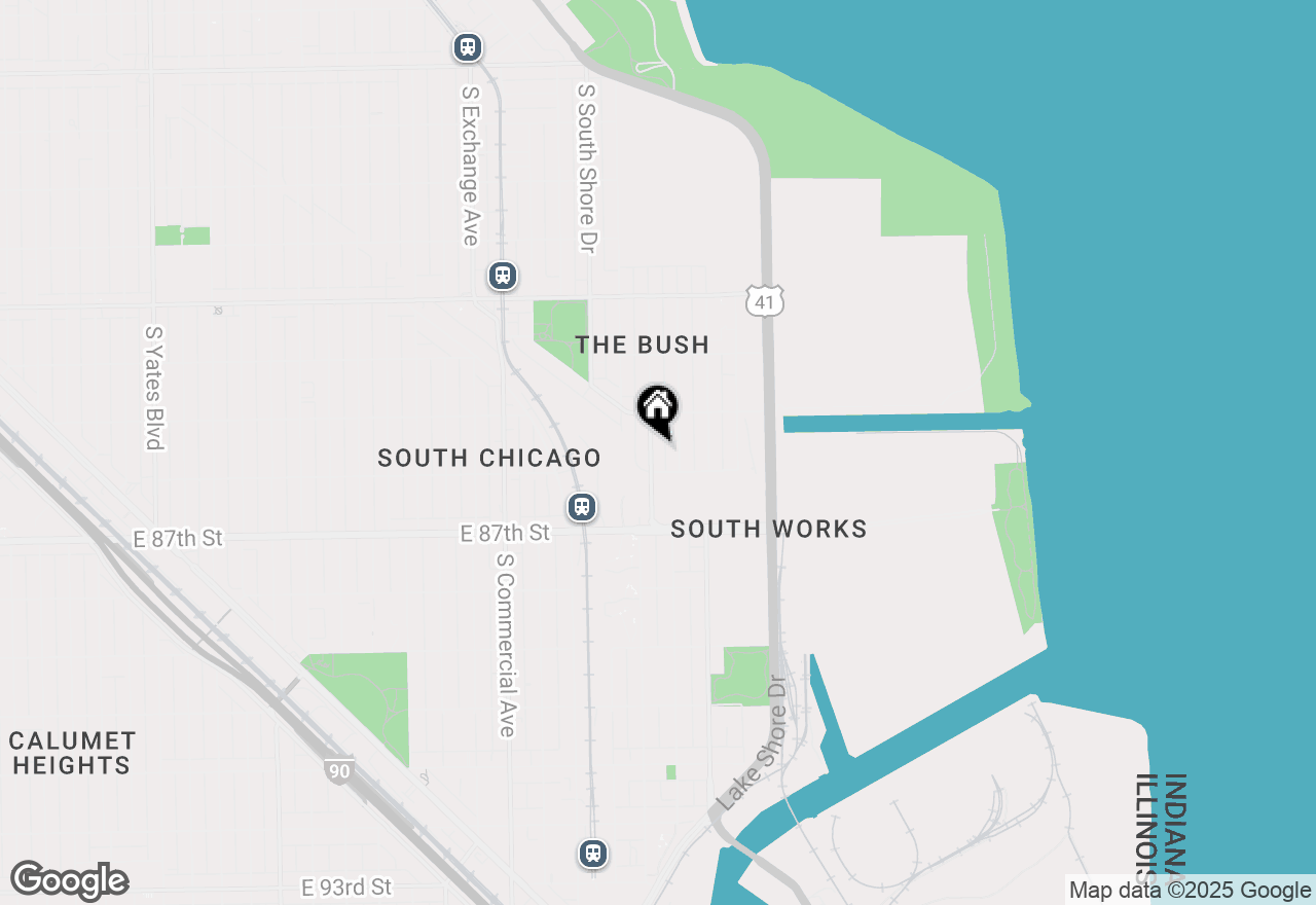 Map of 8543 S Burley Avenue, Chicago, IL 60617