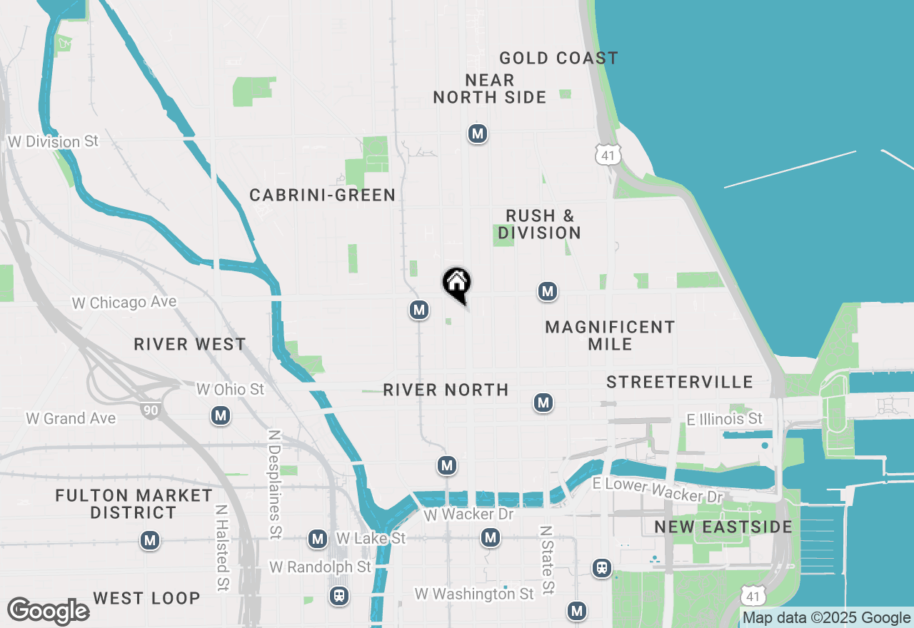Map of 154 W Superior Street, Chicago, IL 60654