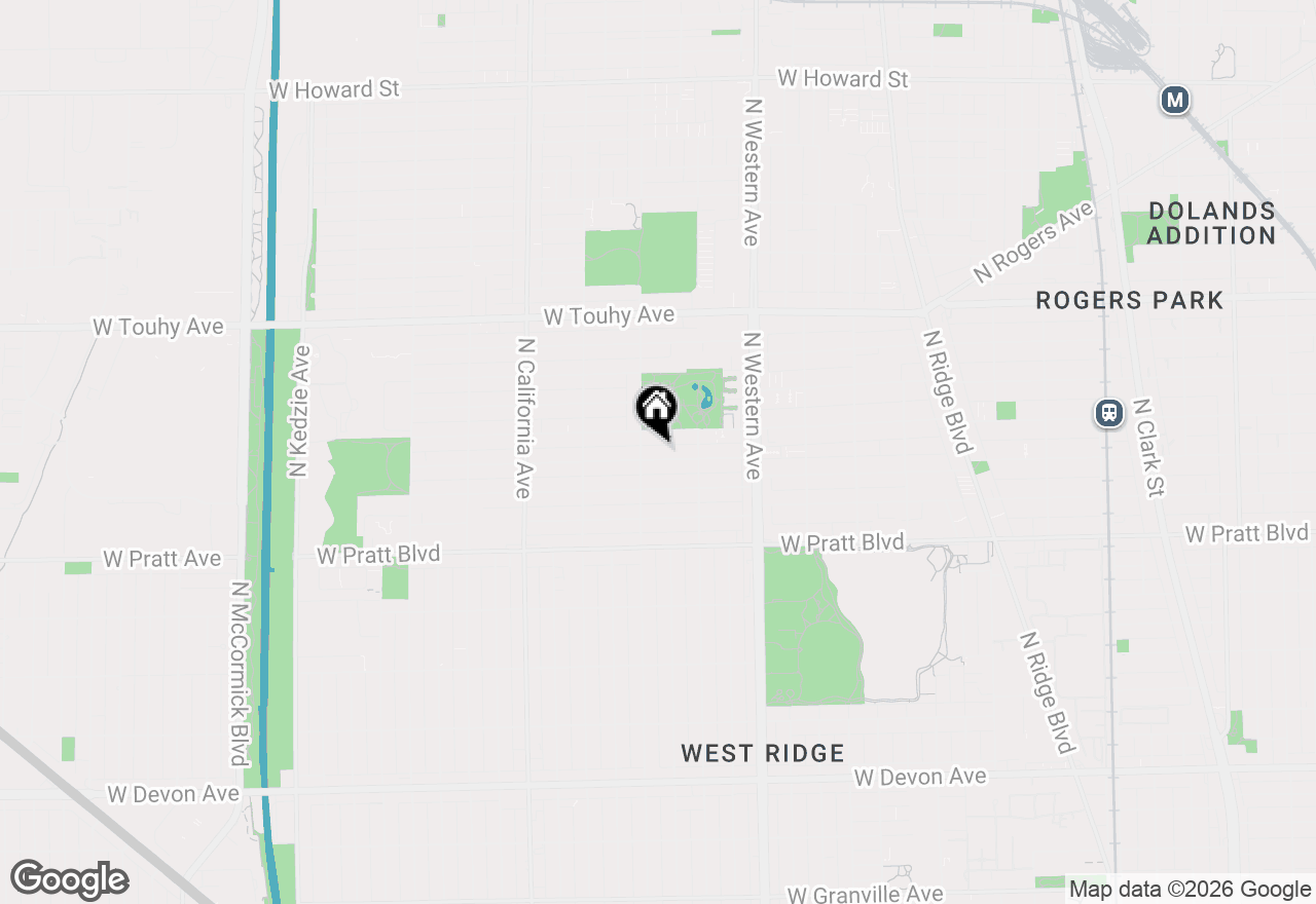 Map of 2542 W Coyle Avenue, Chicago, IL 60645