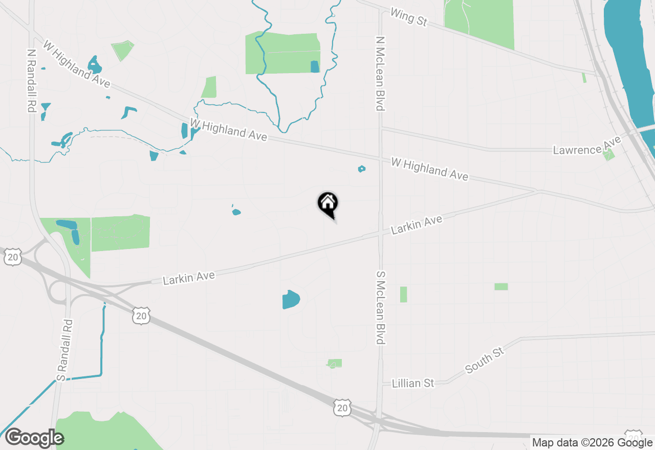 Map of 33 N Jane Drive #5, Elgin, IL 60123