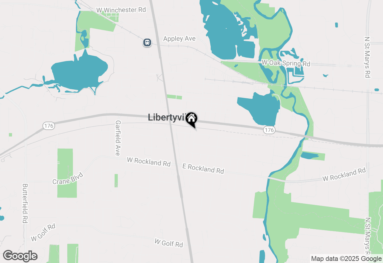 Map of 316 E Sunnyside Avenue, Libertyville, IL 60048