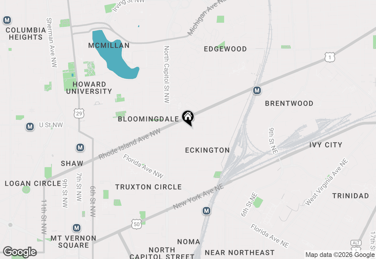 Map of 114 Todd Place Ne #1, Washington, DC 20002
