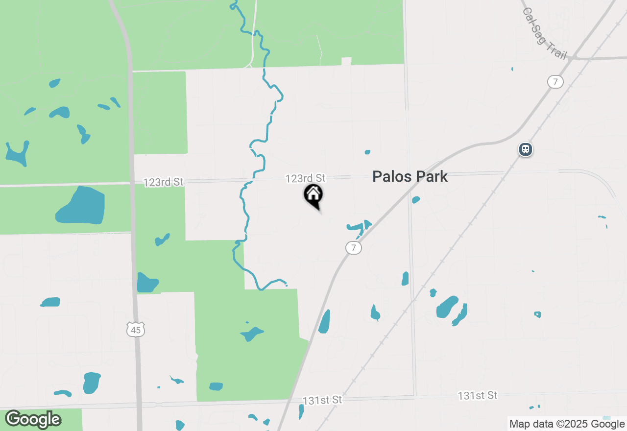 Map of 102 Forest Edge Drive, Palos Park, IL 60464