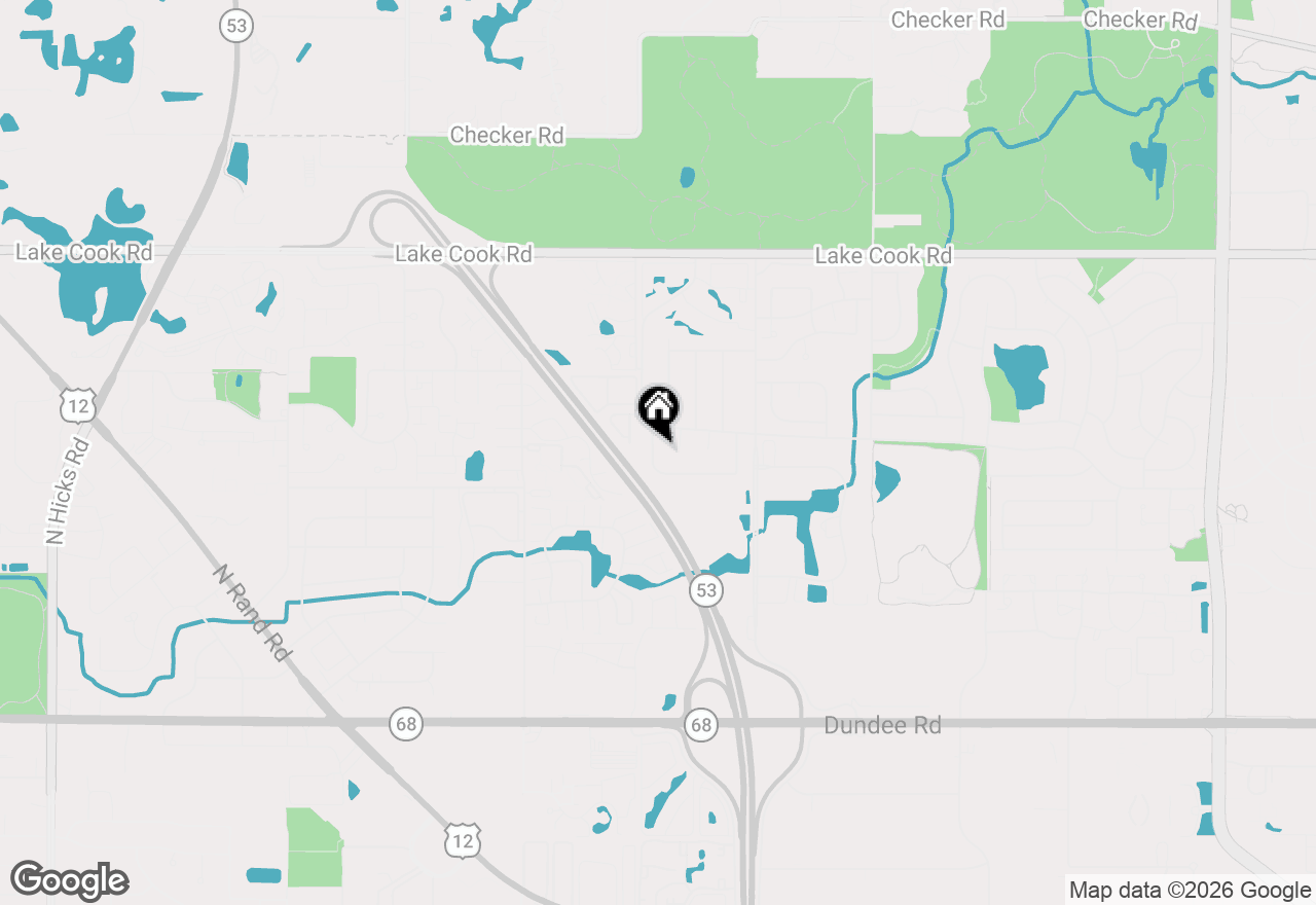 Map of 2042 W Spring Ridge Drive, Arlington Heights, IL 60004