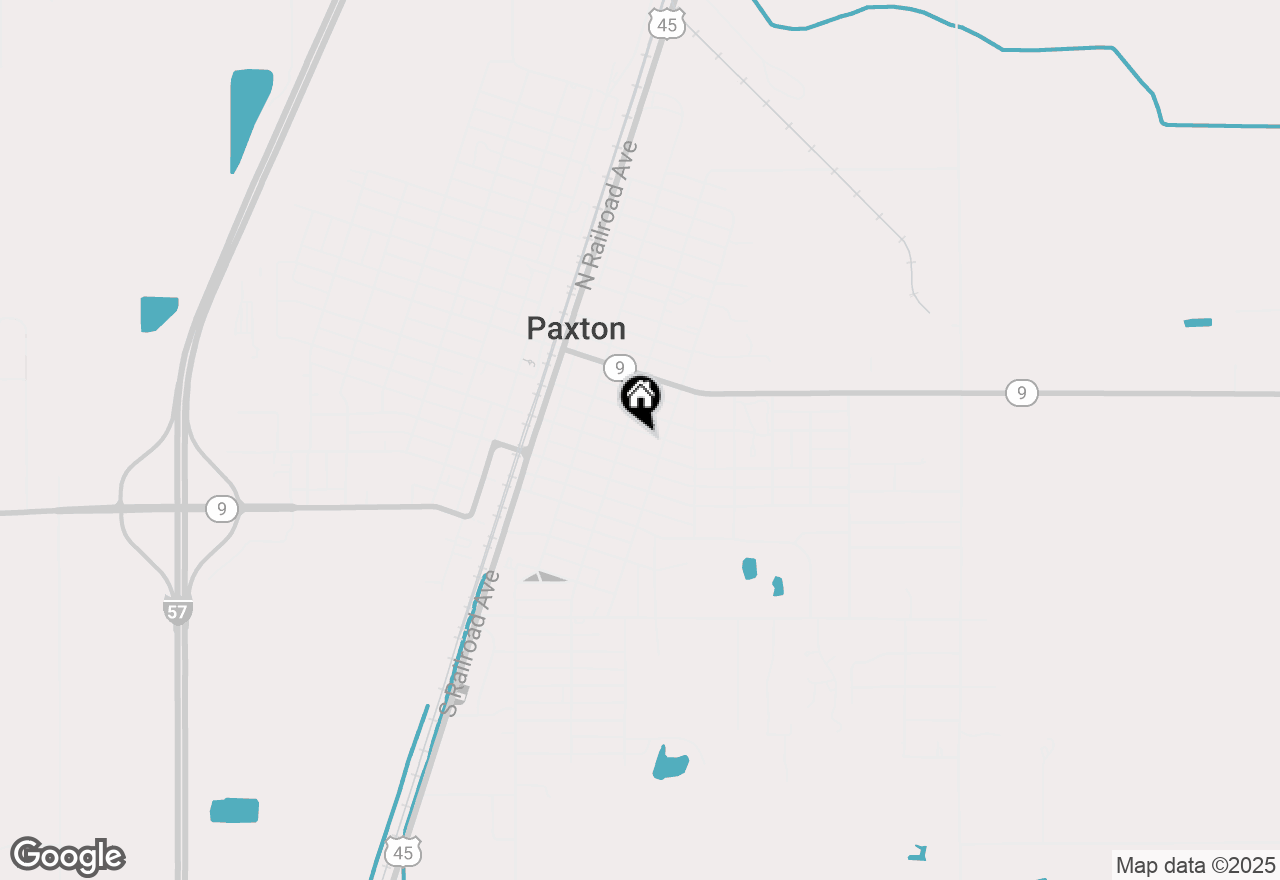 Map of 427 E Orleans Street, Paxton, IL 60957