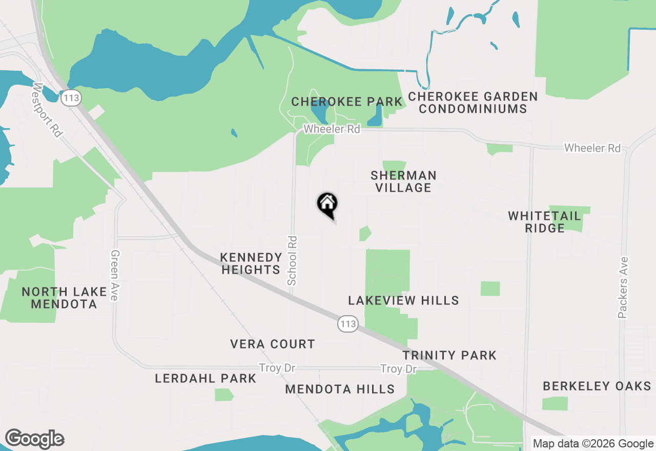 Map of 4406 Jay Drive, Madison, WI 53704