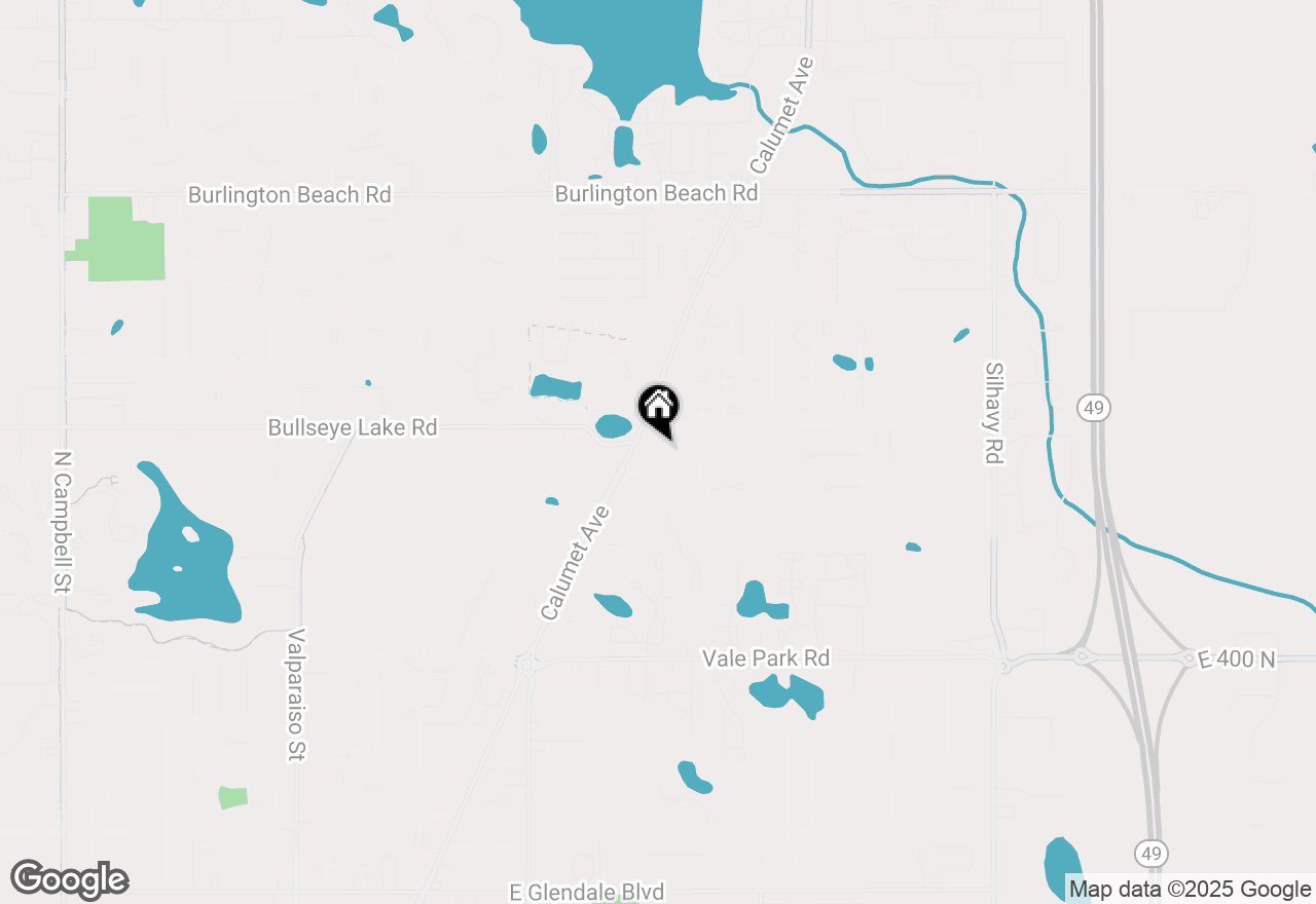 Map of 1620 Country Club Road #STE E, Valparaiso, IN 46383