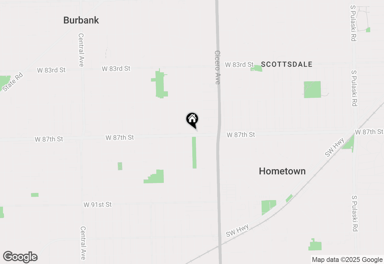 Map of 8650 Laporte Avenue #2B, Burbank, IL 60459