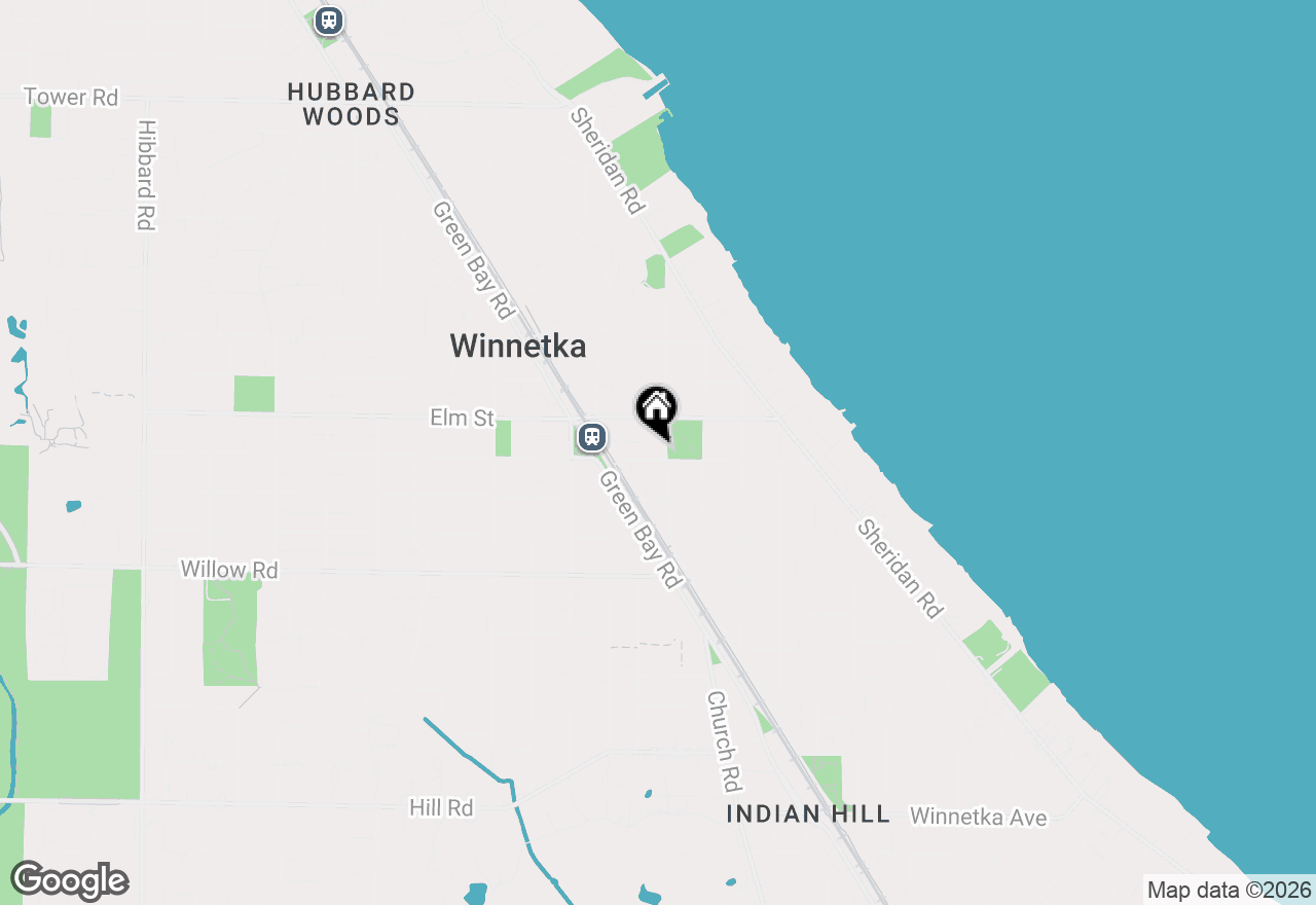 Map of 500 Maple Street, Winnetka, IL 60093