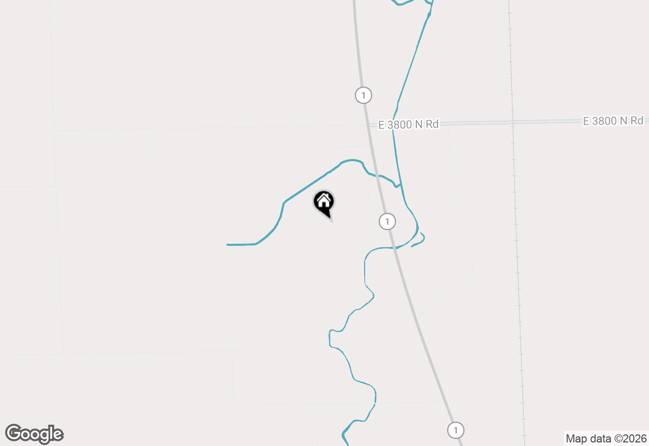 Map of 13861 E 3785 North Road, Hoopeston, IL 60942