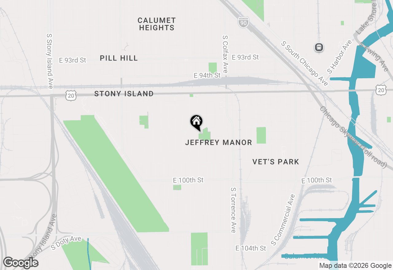 Map of 9720 S Yates Avenue #1, Chicago, IL 60617