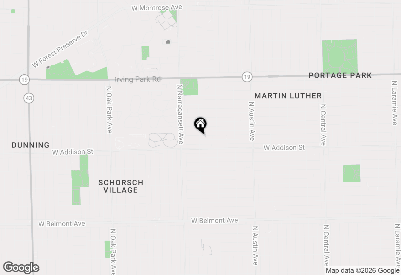 Map of 6258 W Patterson Avenue, Chicago, IL 60634