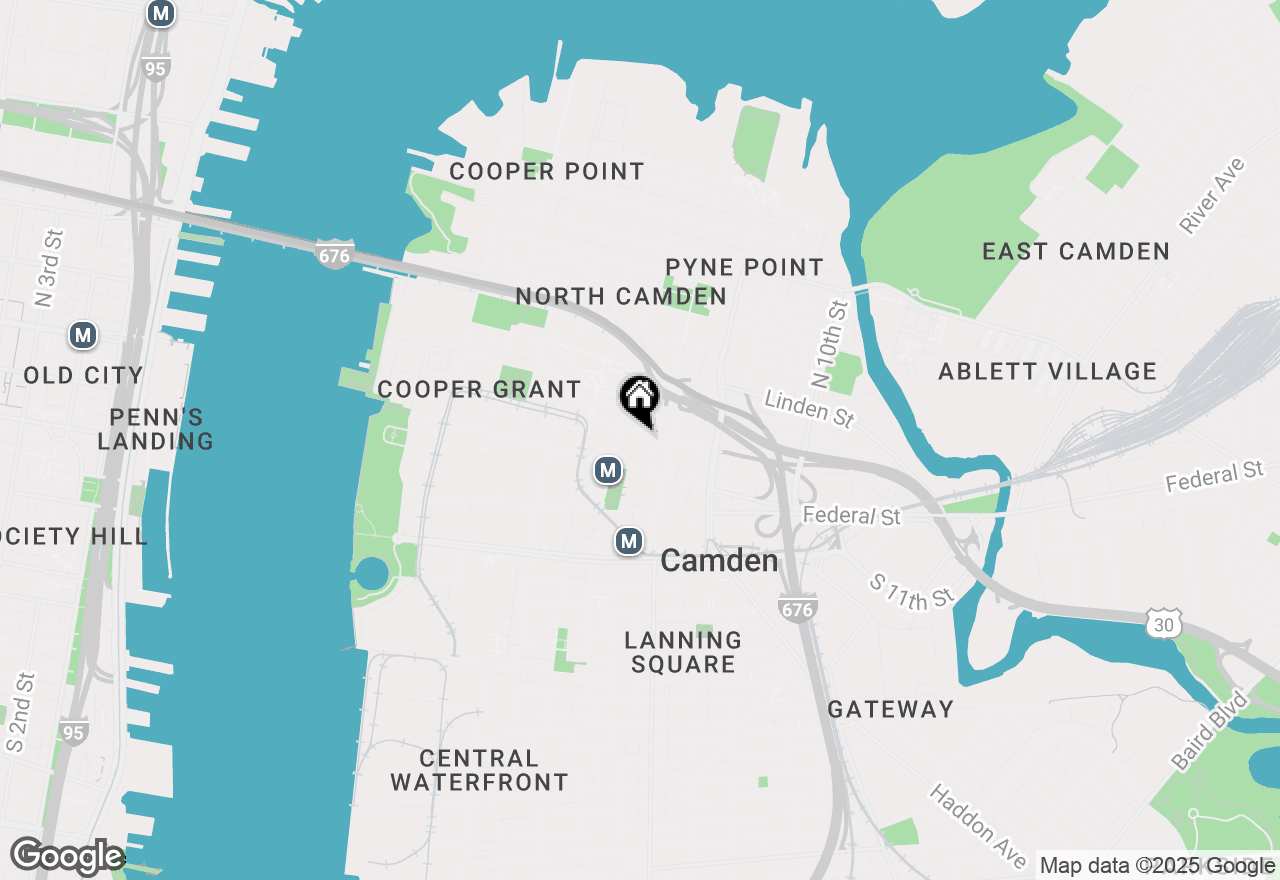 Map of 526 Cooper Street, Camden, NJ 08102