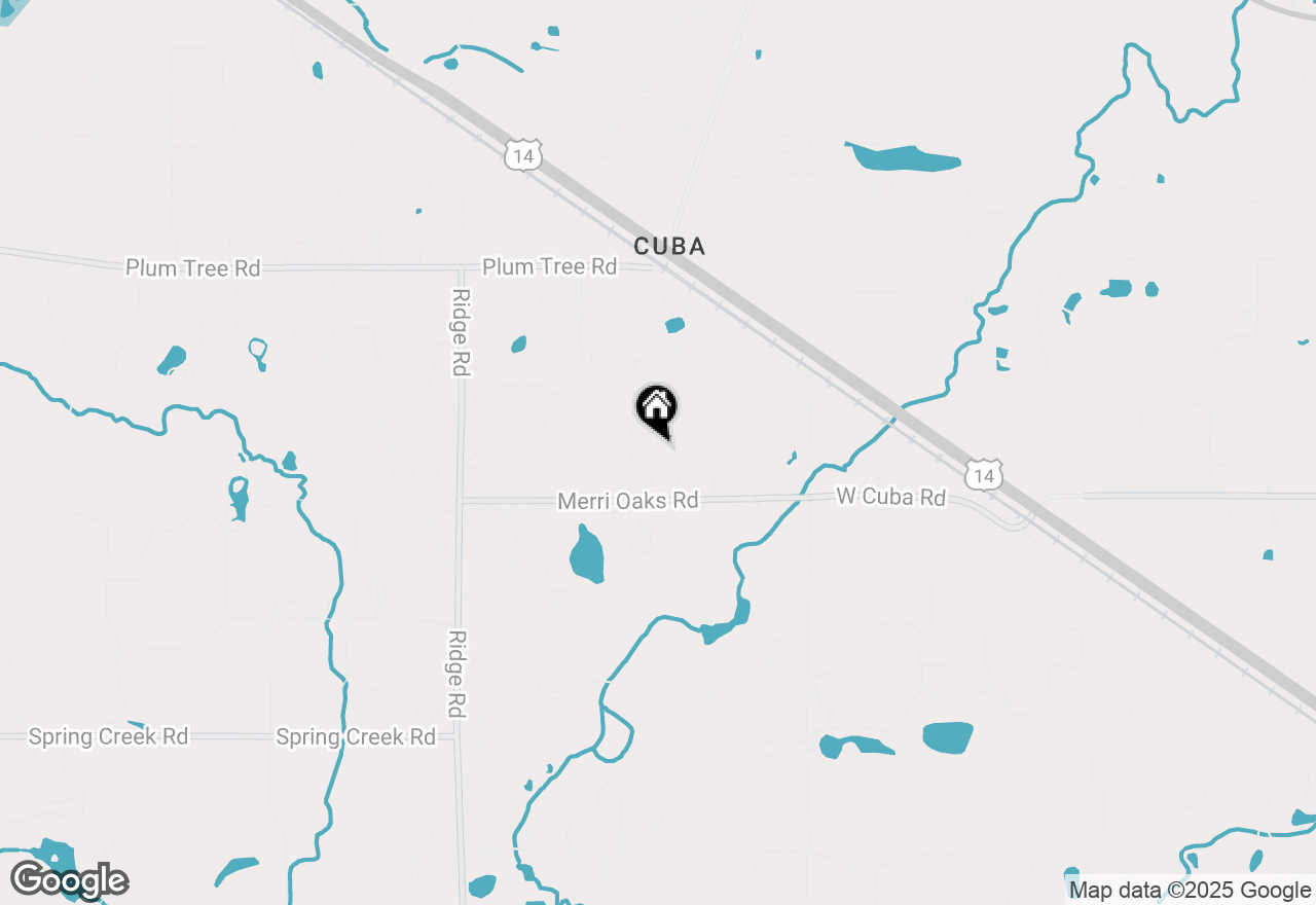 Map of 2 Hickory Lane, Barrington Hills, IL 60010