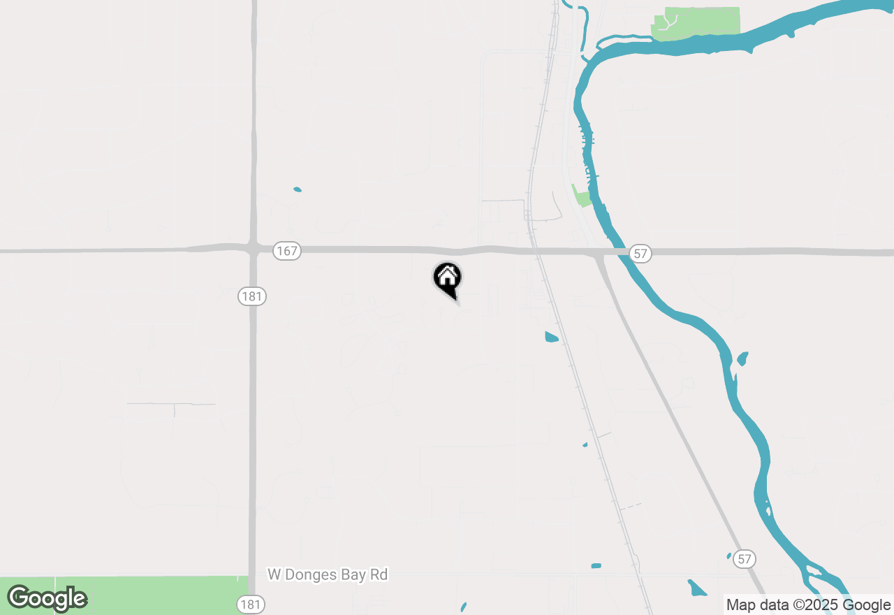 Map of 11024 N Redwood Tree Ct, Mequon, WI 53092