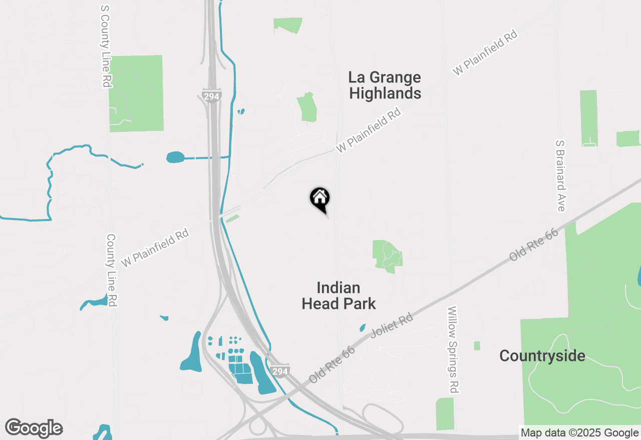 Map of 11217 Hiawatha Lane, Indian Head Park, IL 60525