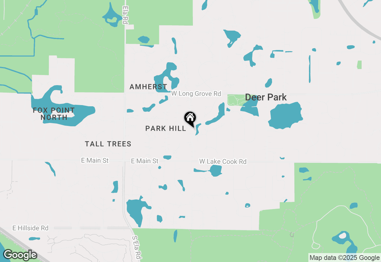 Map of 44 Oak Ridge Lane, Deer Park, IL 60010