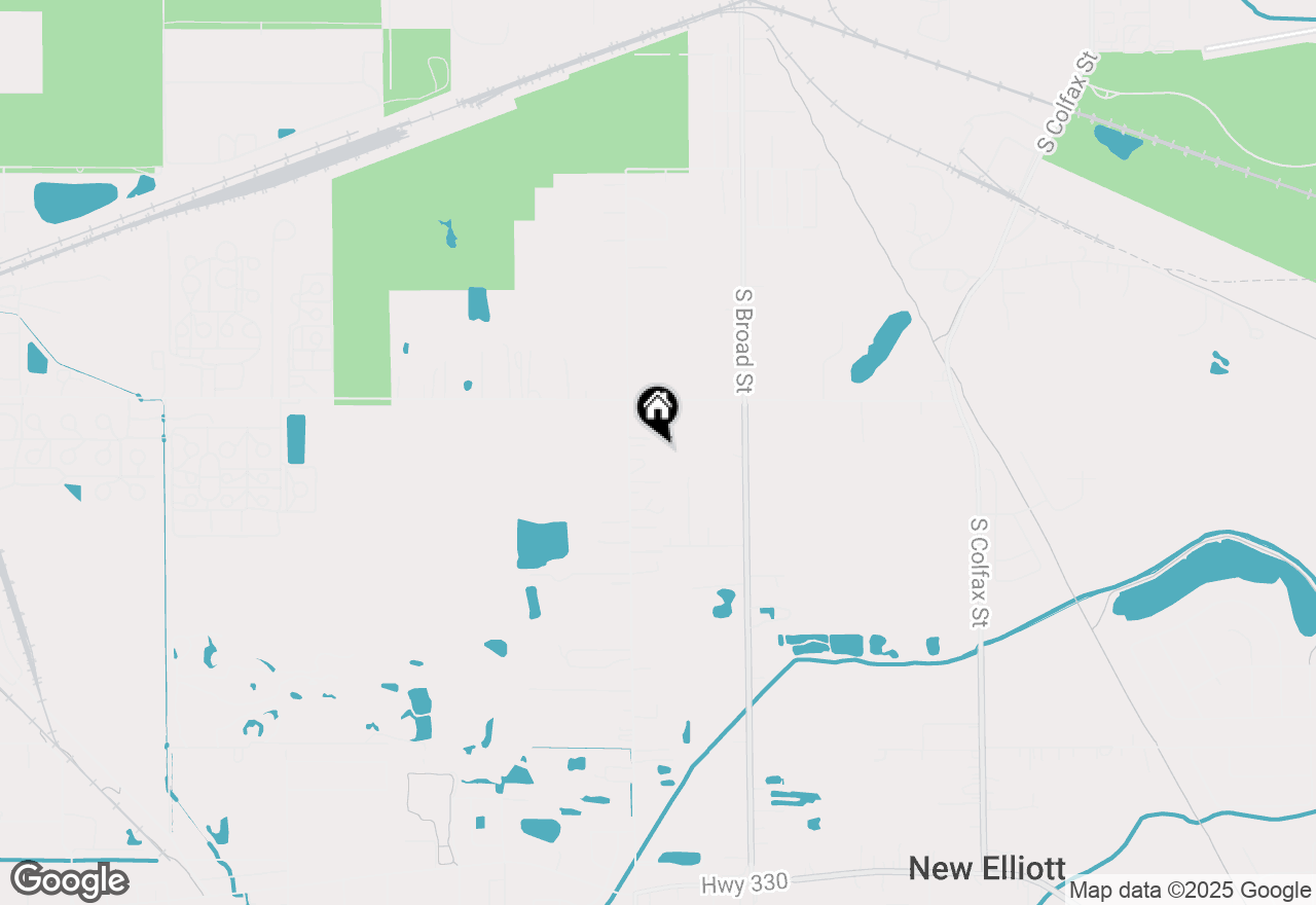 Map of 1109 S Cline Avenue, Griffith, IN 46319