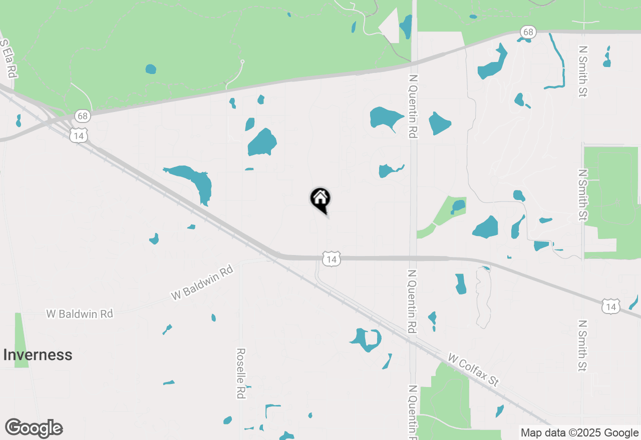 Map of 925 N Sterling Avenue #204, Palatine, IL 60067