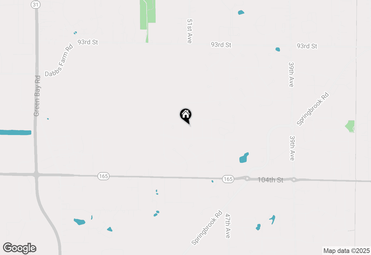 Map of 9921 Cooper Rd, Pleasant Prairie, WI 53158