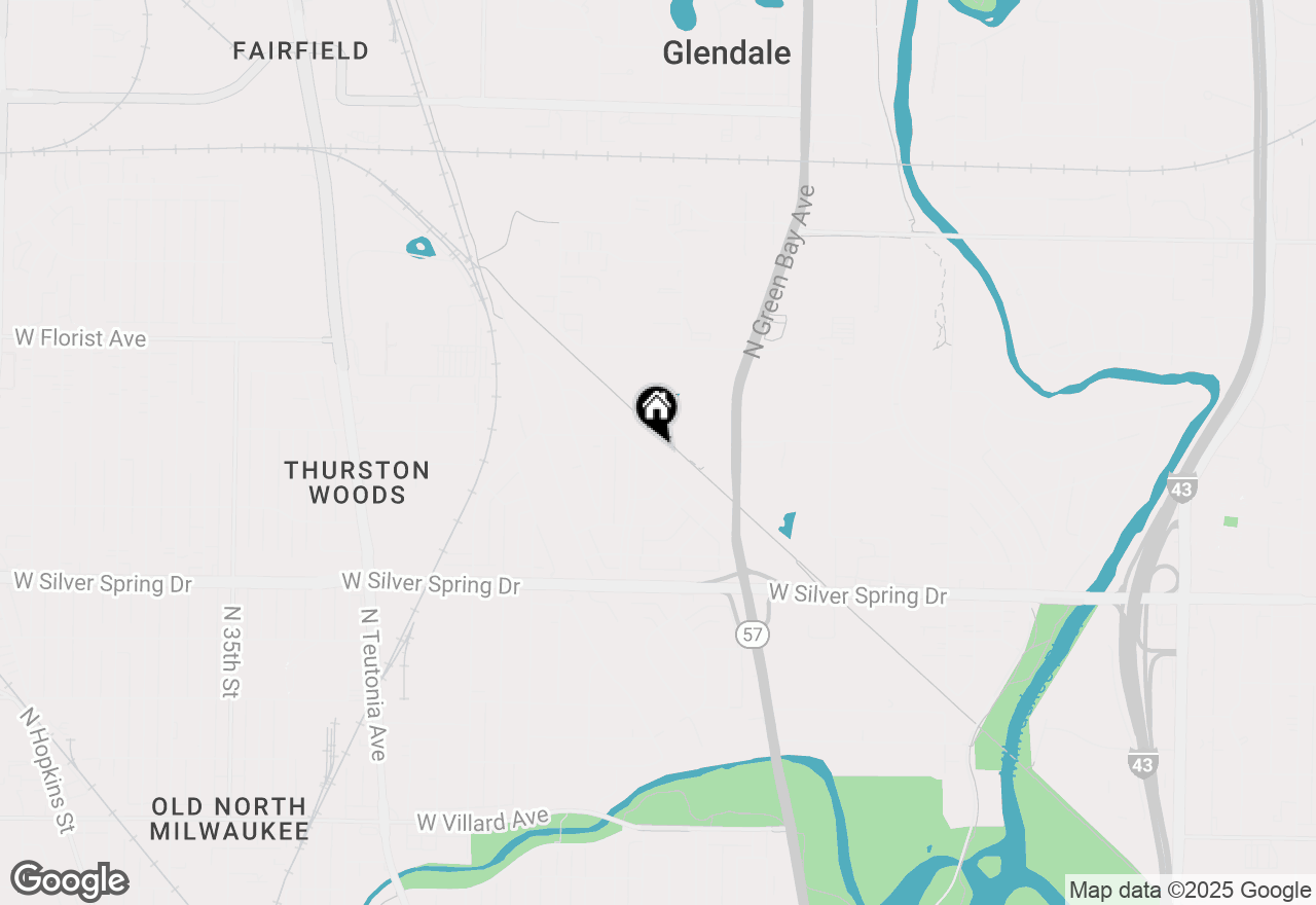 Map of 2206 W Marne Ave, Glendale, WI 53209