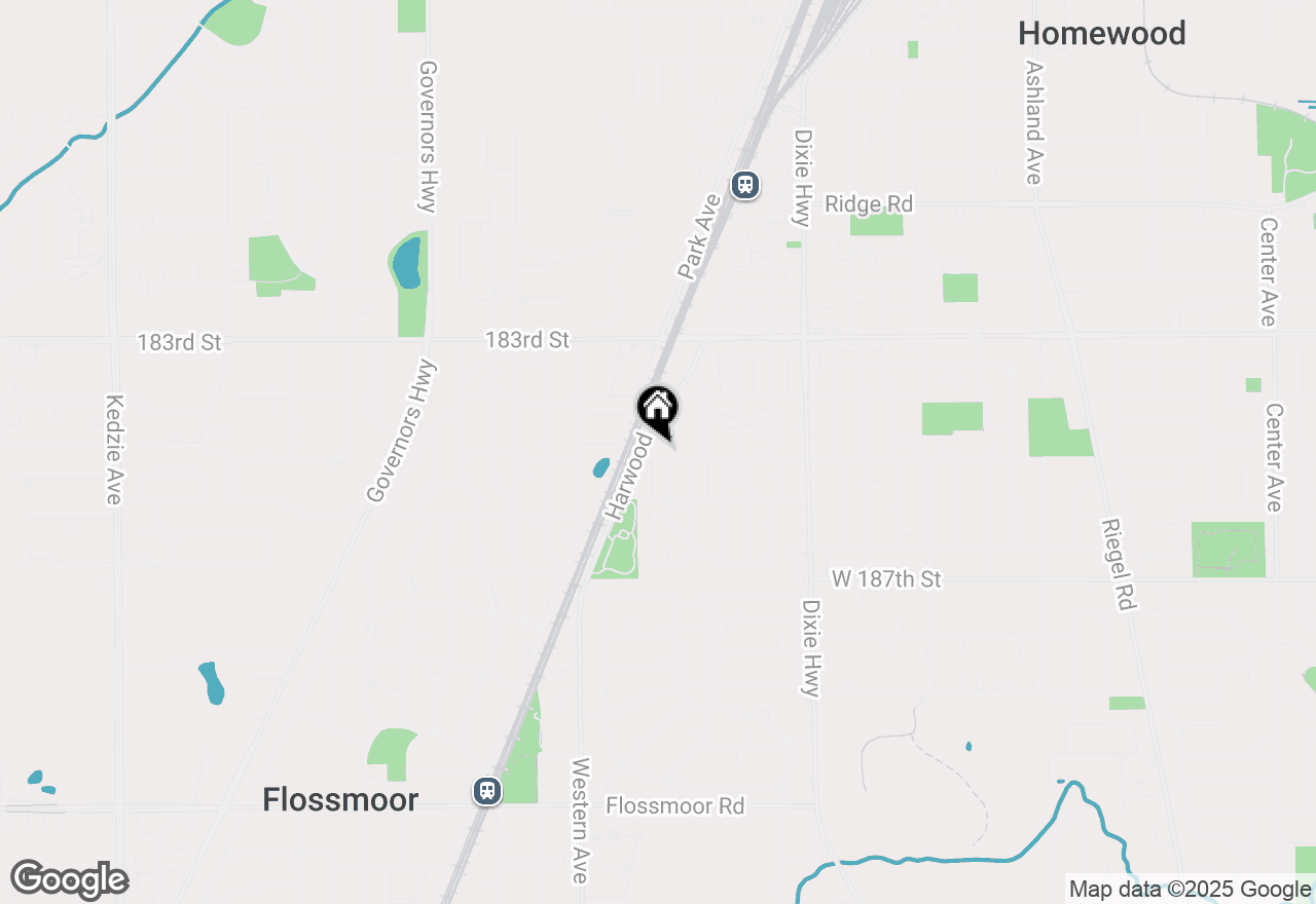 Map of 2236 Willow Road, Homewood, IL 60430