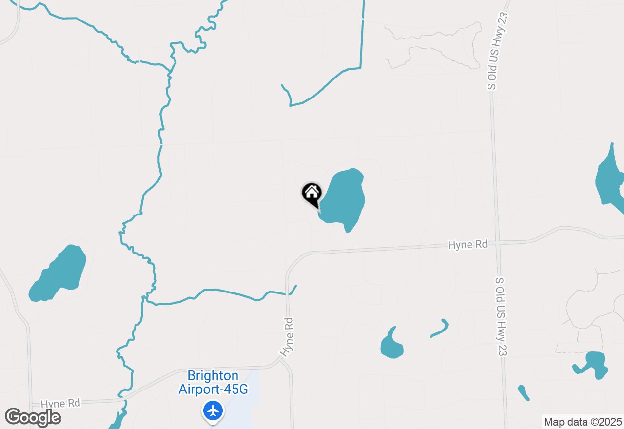 Map of 1373 Osborn Lake Drive, Brighton, MI 48114
