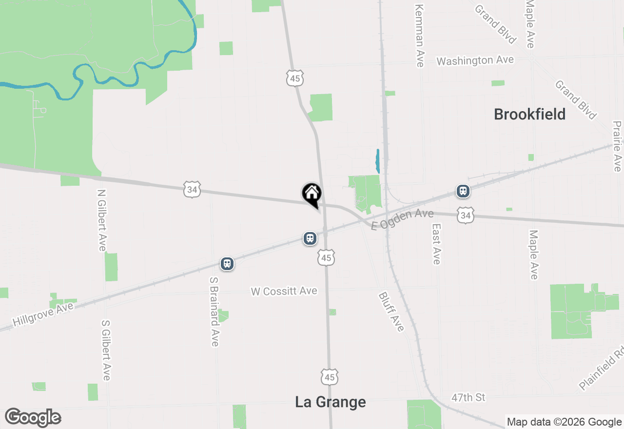 Map of 31 N Madison Avenue, La Grange, IL 60525