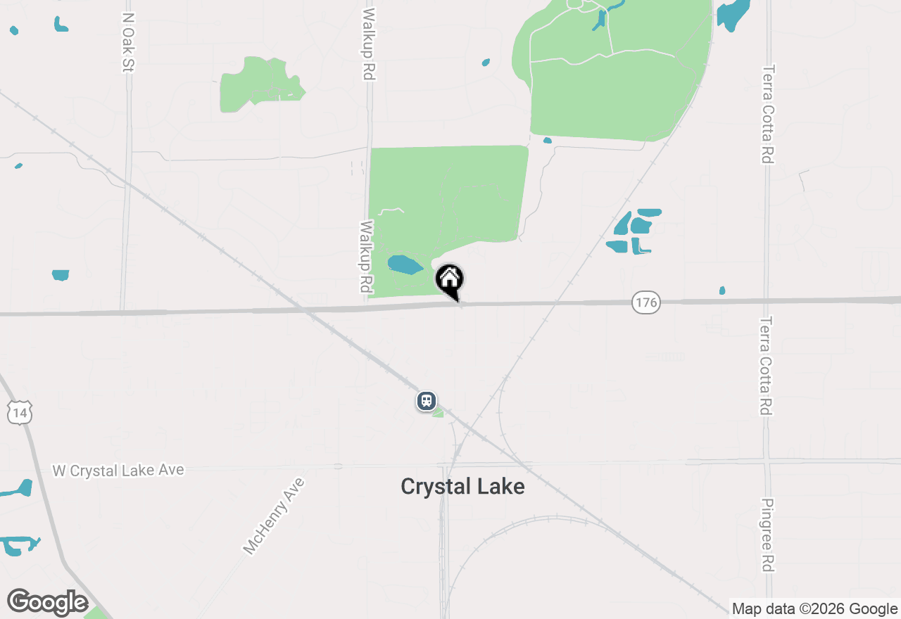 Map of 245 N Main Street, Crystal Lake, IL 60014
