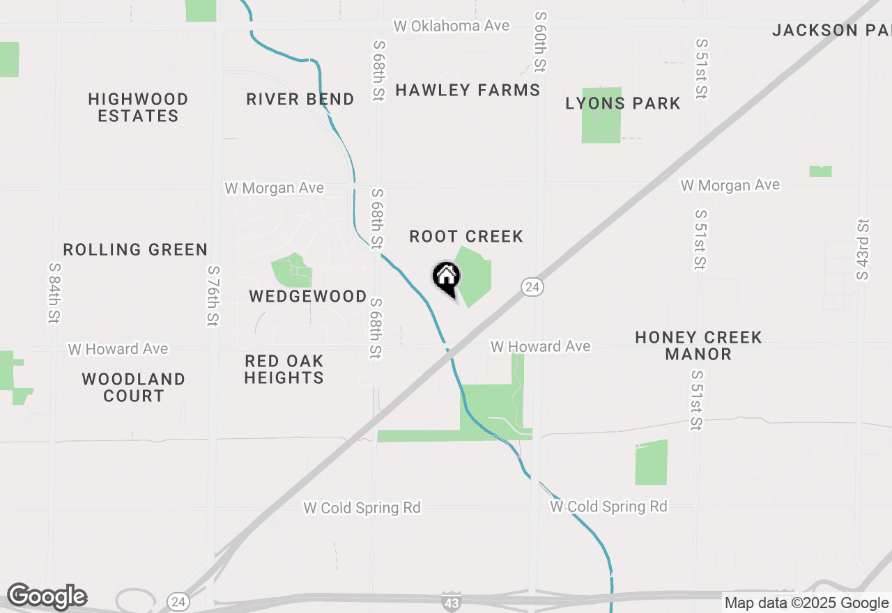 Map of 6427 W Dodge Pl, Milwaukee, WI 53220