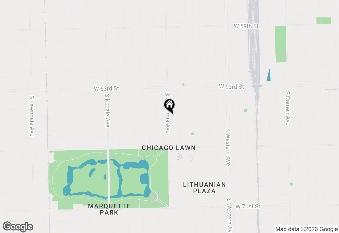Map of 6455 S California Avenue, Chicago, IL 60629