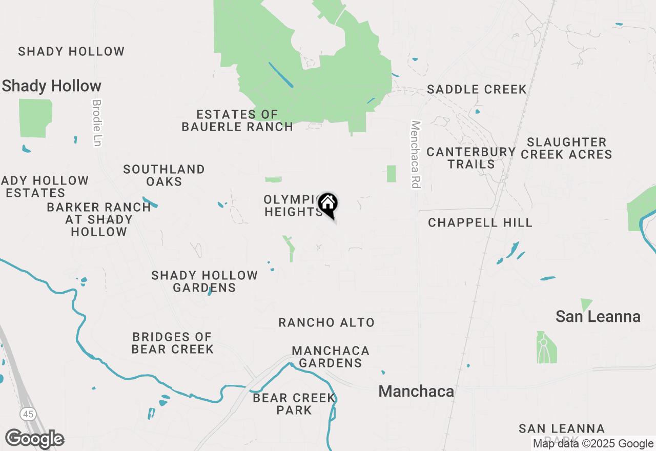 Map of 11405 Jim Thorpe Ln, Austin, TX 78748