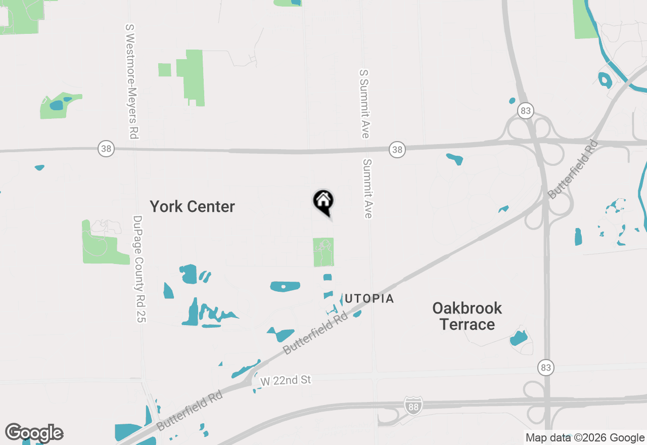 Map of 17W747 Standish Lane, Villa Park, IL 60181