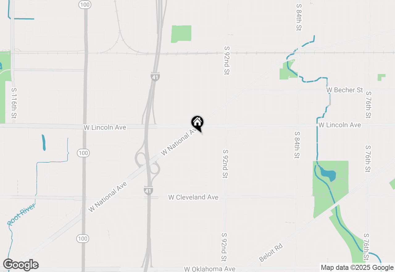 Map of 2343 S 95th St, West Allis, WI 53227