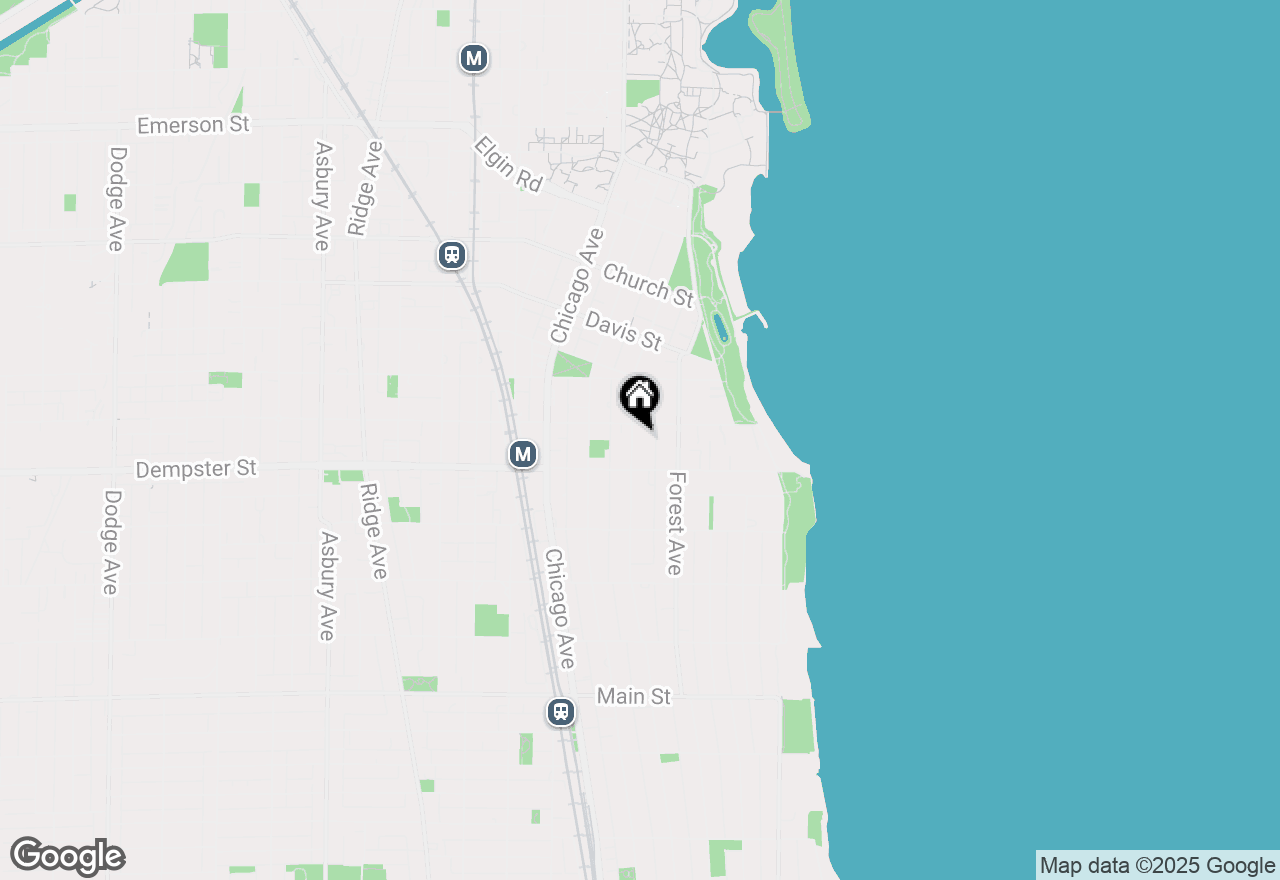 Map of 1325 Judson Avenue, Evanston, IL 60201