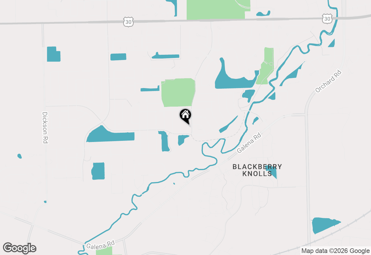 Map of 2469 Hillsboro Lane, Montgomery, IL 60538