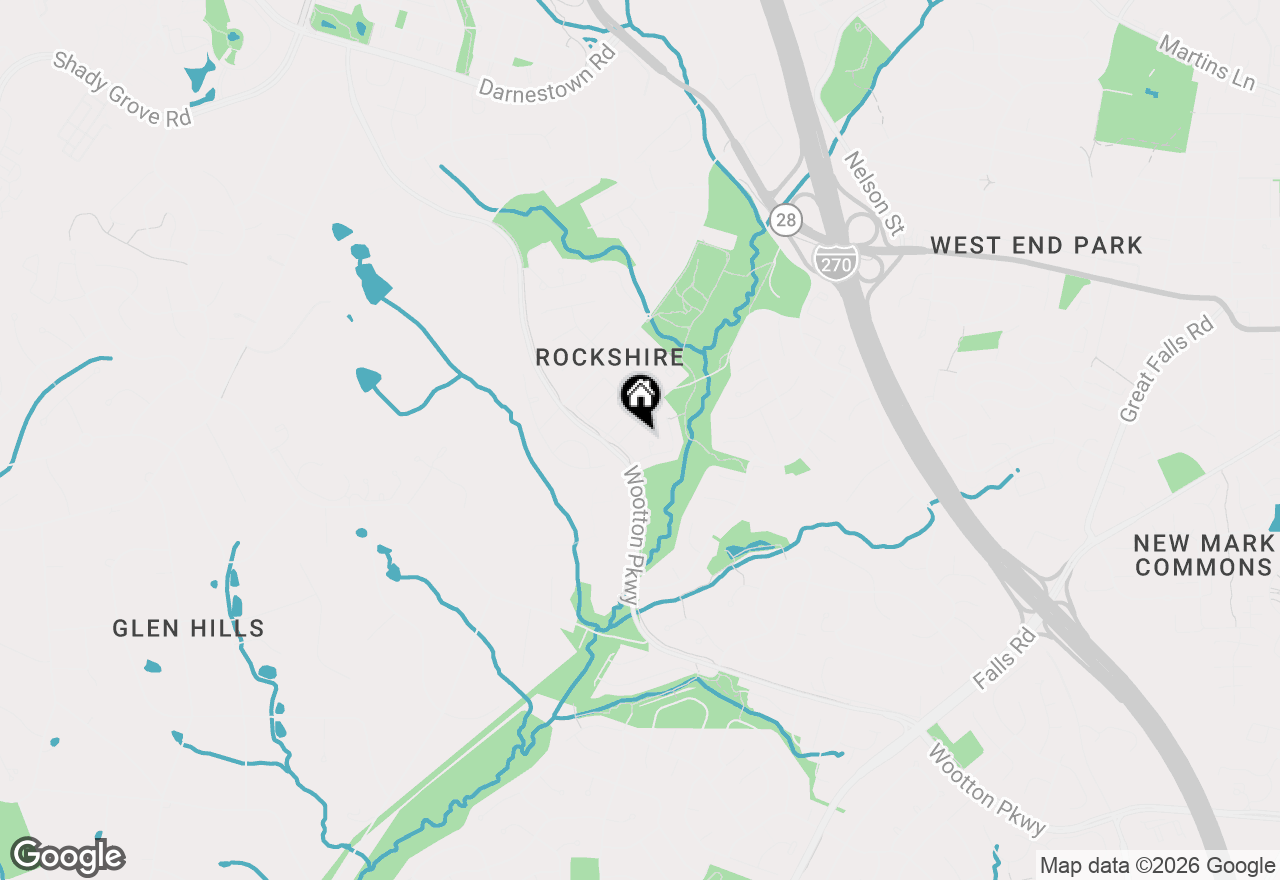 Map of 6 Kirkfield Court, Rockville, MD 20850