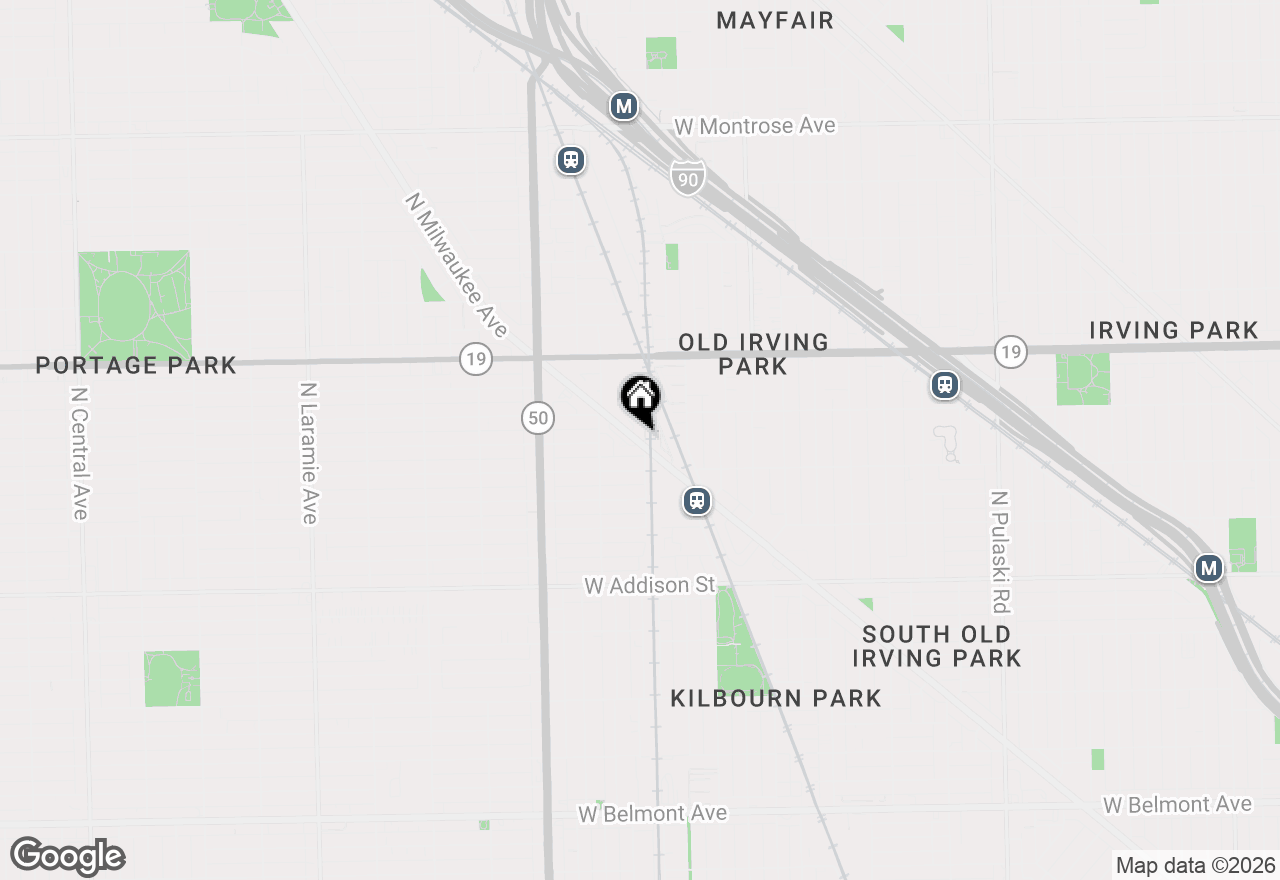 Map of 3845 N Milwaukee Avenue, Chicago, IL 60641