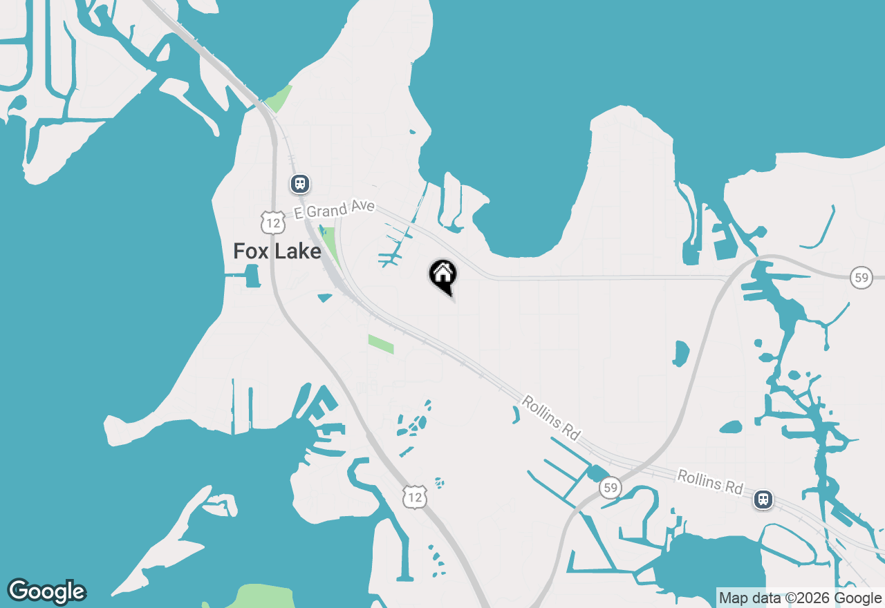 Map of 15 Ridgeland Avenue, Fox Lake, IL 60020